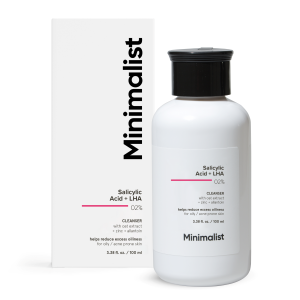 Minimalist Salicylic Acid + LHA 02% Cleanser 100ml clean product photo